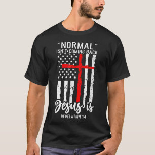 Camiseta Normal não está voltando Jesus é Revelação 14 Ch