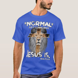 Camiseta Normal não está voltando Jesus é Revelação 14 Li