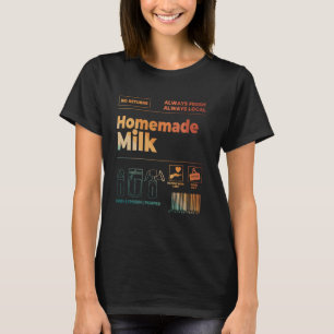 Camiseta Normalizar Aleitamento Mãe Vida Homemade Bar de Le