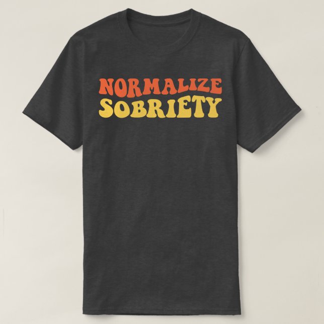 Camiseta Normalizar Sobriedade IV (Frente do Design)