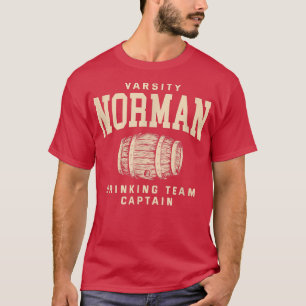 Camiseta Norman Bebendo Team Capitão Oklahoma Artesanato Be