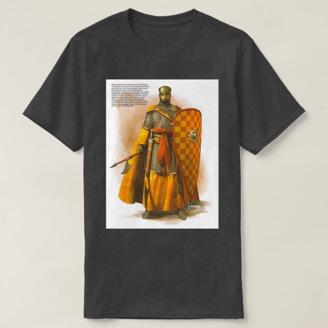 Camiseta Norman Medieval Knight (Frente do Design)