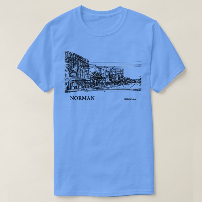 Camiseta Norman Oklahoma 3 (Frente do Design)