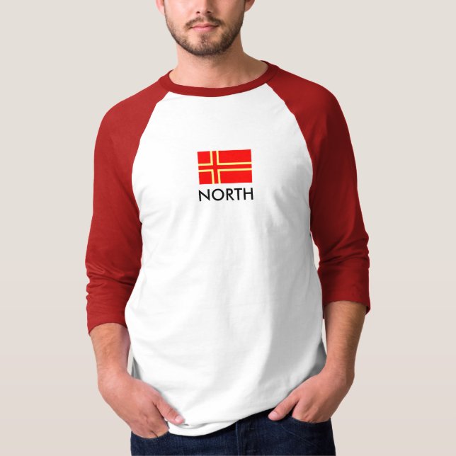 Camiseta Normandie santo-Olaf NORTE (Frente)
