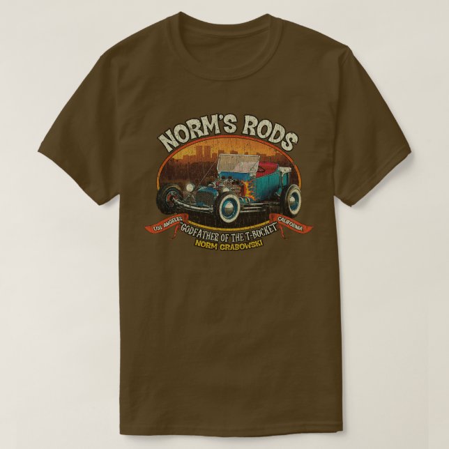 Camiseta Norms Rods 1952 (Frente do Design)