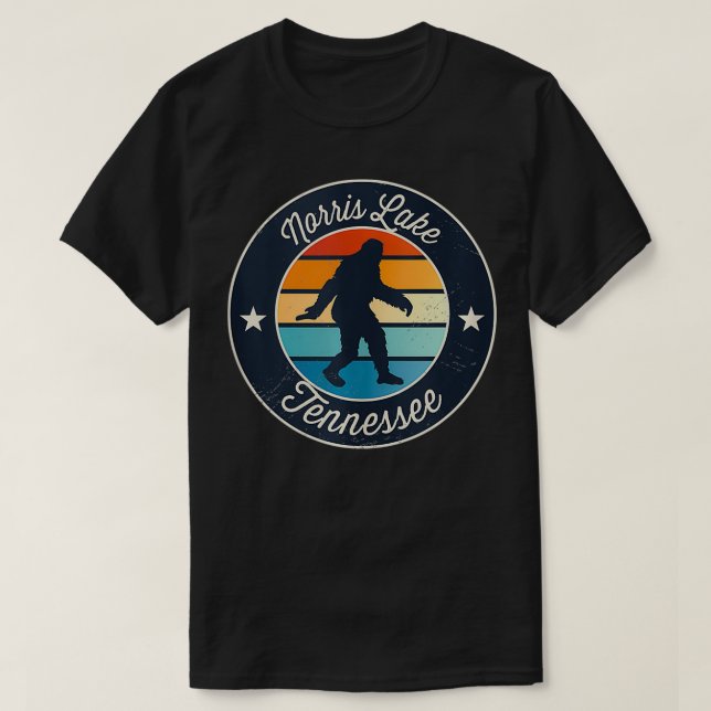 Camiseta Norris Lake Tennessee Souvenir (Frente do Design)