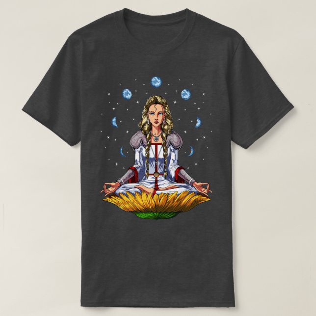 Camiseta Norse Goddess Freyja (Frente do Design)