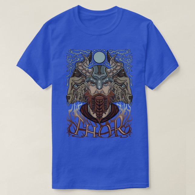 Camiseta Norse Gods Thor (Frente do Design)