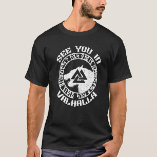 Camiseta Norse Mythology Wolf O Vê No Circ De Valhalla Rune