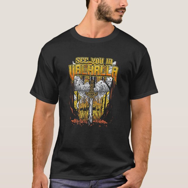 Camiseta Norse Viking Mythology for Viking Warriors 1 (Frente)