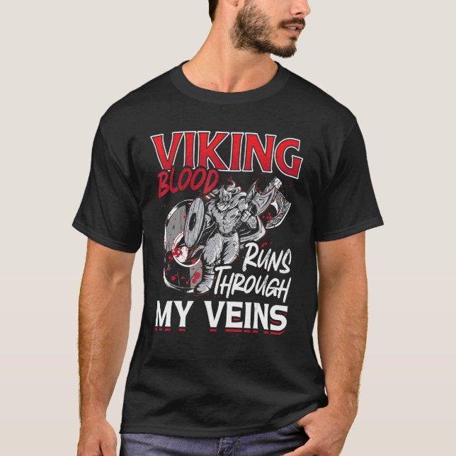 Camiseta Norse Viking Mythology for Viking Warriors 8 (Frente)