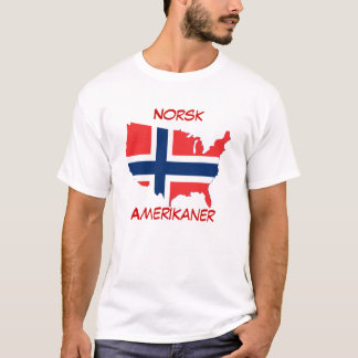 Camiseta Norsk Amerikaner (americano norueguês)