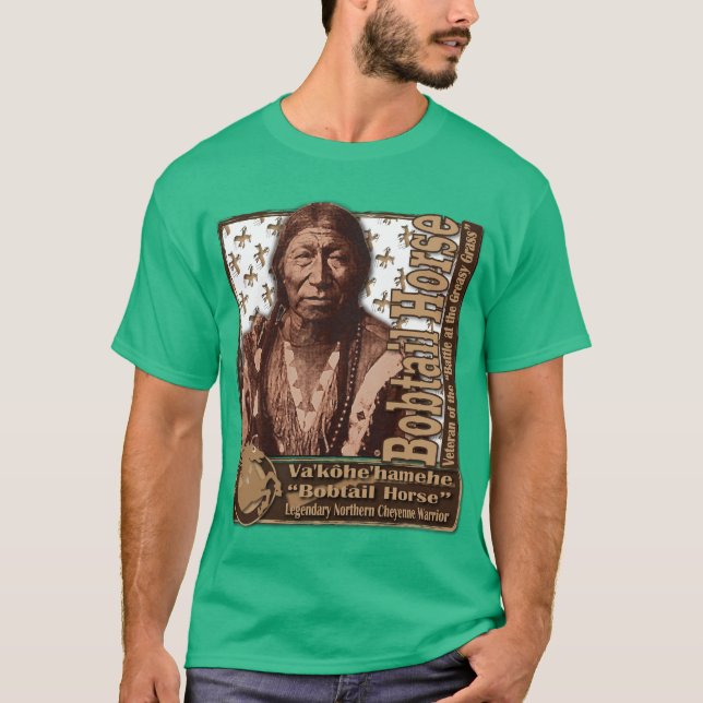 Camiseta Norte Bobtail Cheyenne do cavalo (Frente)