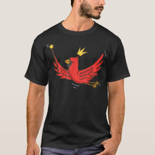 Camiseta Norte de fada Vida selvagem mística aves vivas