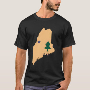 Camiseta Norte de Presente no Sinalizador Original do Estad