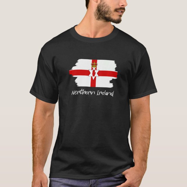 Camiseta Norte Irish Flag Norte Irlanda 1 (Frente)