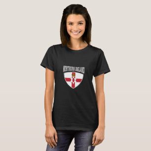 Camiseta Norte Irlanda Flag Shield T-Shirt