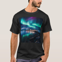 Norte Islândia Luz Aurora Borealis Férias P