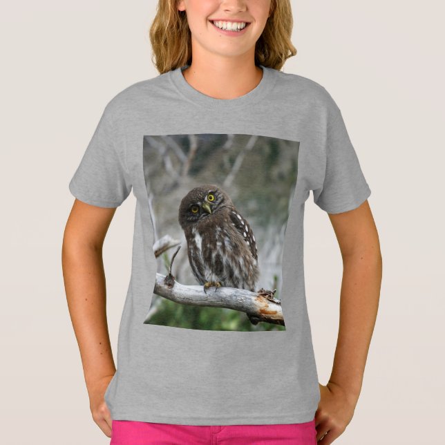 Camiseta Norte Pygmy Owl (Frente)
