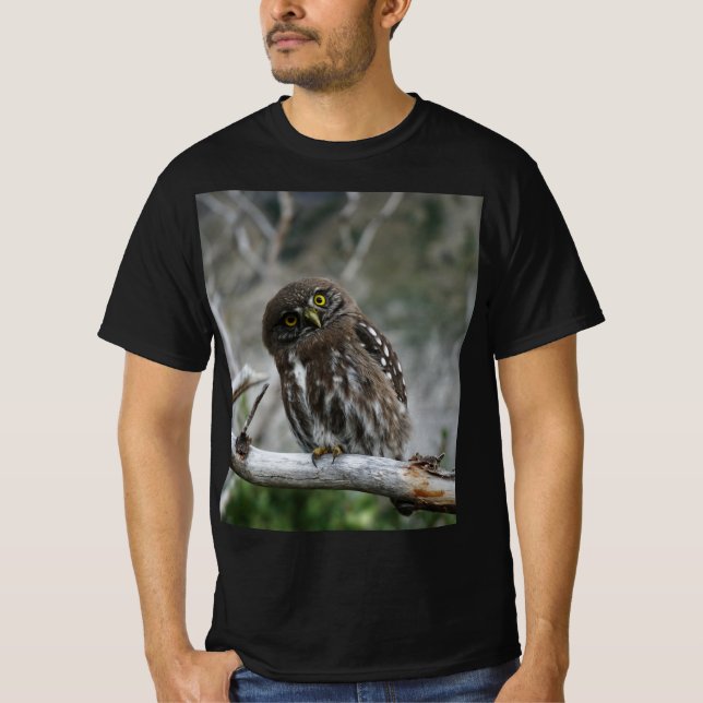 Camiseta Norte Pygmy Owl T Shirt (Frente)