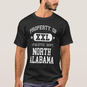 Camiseta North Alabama XXL Propriedade da Escola Atlética