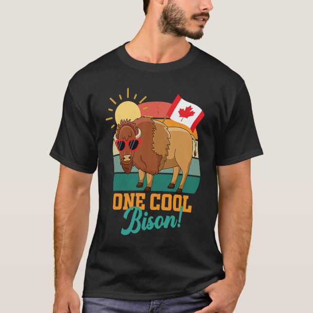 Camiseta North American Bison  Buffalo Day Canada men women (Frente)