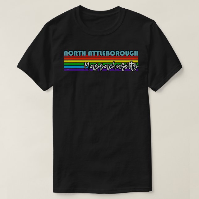 Camiseta North Attleborough Massachusetts Pride North Attl (Frente do Design)
