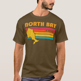 Camiseta North Bay Ontario Canada Vintage aflita o sul