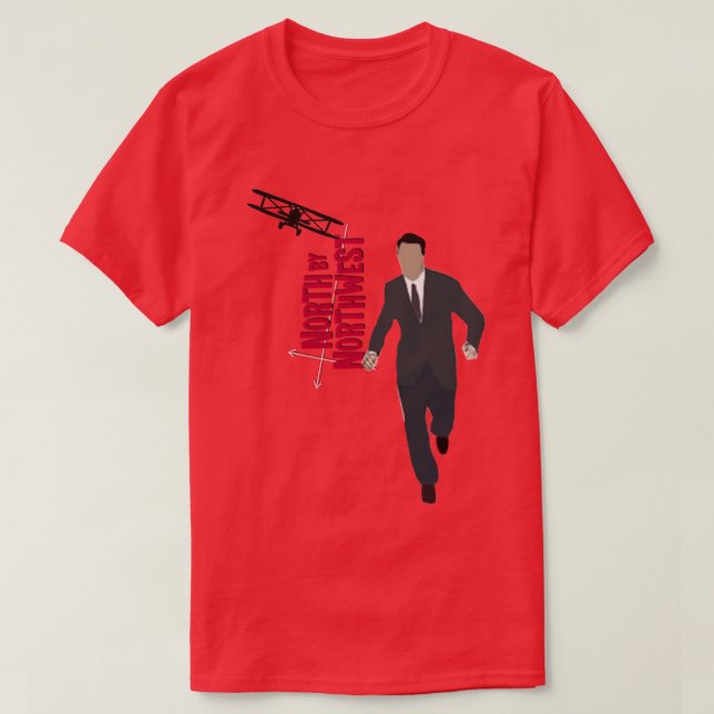 Camiseta North By Northwest Sticker (Frente do Design)