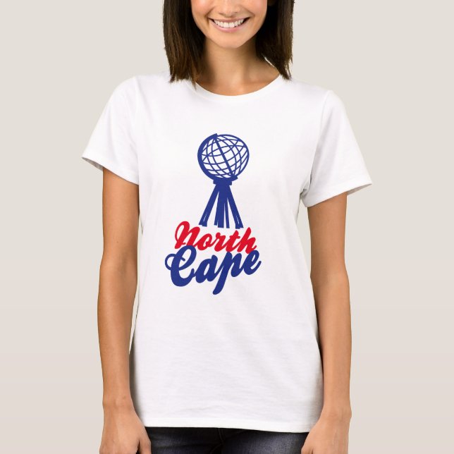 CAMISETA NORTH CAPE GLOBE SCULP. (Frente)