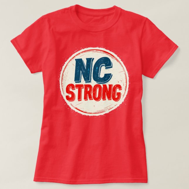 Camiseta North Carolina Strong (Frente do Design)