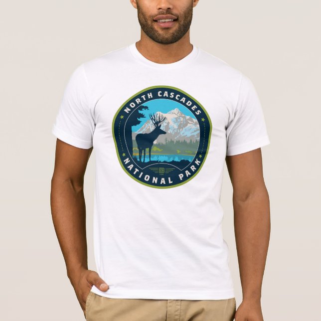 Camiseta North Cascades National Park (Frente)