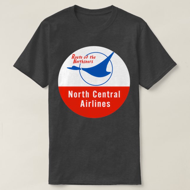 Camiseta North Central Airlines (Frente do Design)