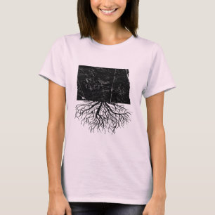 Camiseta North Dakota autêntico enraíza o T