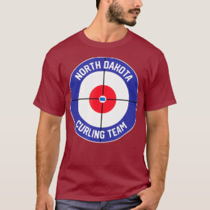 Camiseta North Dakota Curling Team Sweep Rock ND State