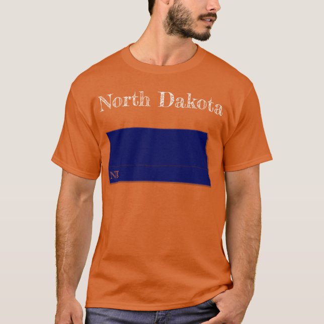 Camiseta North Dakota InterStates [Marinho Azul] (Frente)