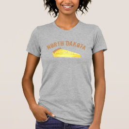 Camiseta North Dakota Kuchen Custard Cake Slice ND Dessert