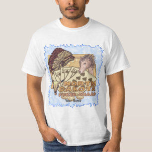 Camiseta North Dakota Poker Champ