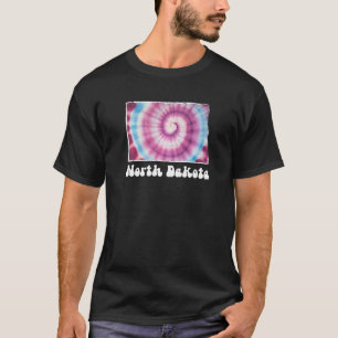 Camiseta North Dakota Tie Dye Premium
