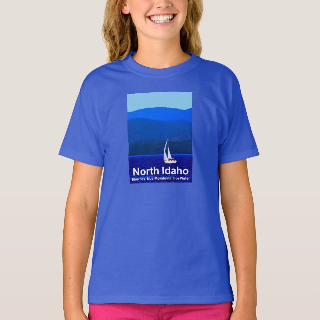 Camiseta North Idaho Blue (Frente)