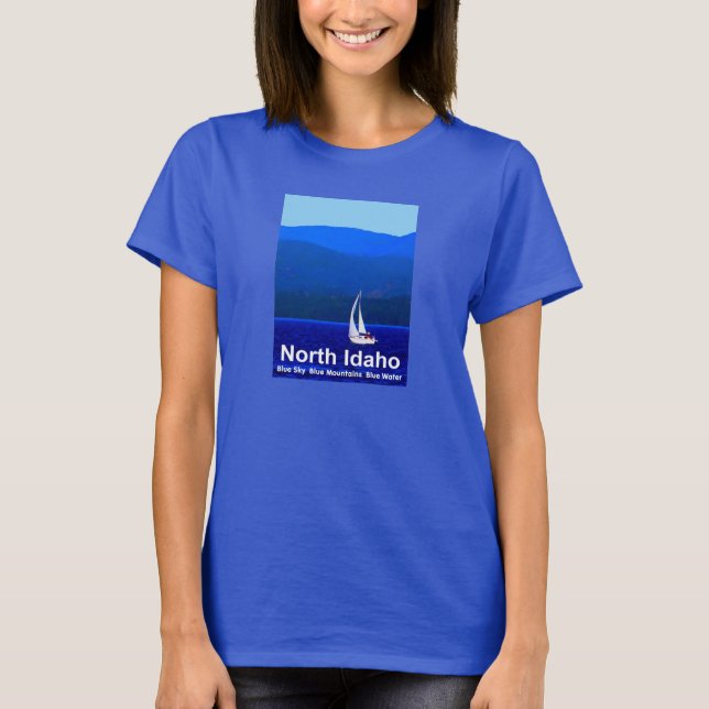 Camiseta North Idaho Blue (Frente)