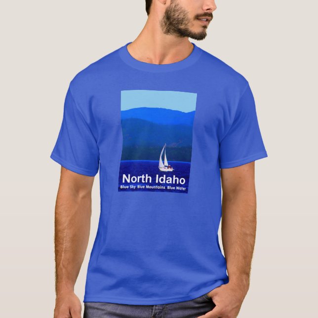 Camiseta North Idaho Blue (Frente)