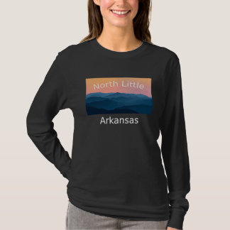 Camiseta North Little Rock Arkansas Mountain sunset hometow