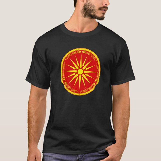Camiseta North Macedonian flag (Frente)