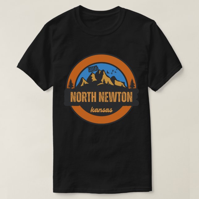 Camiseta North Newton, Kansas (Frente do Design)
