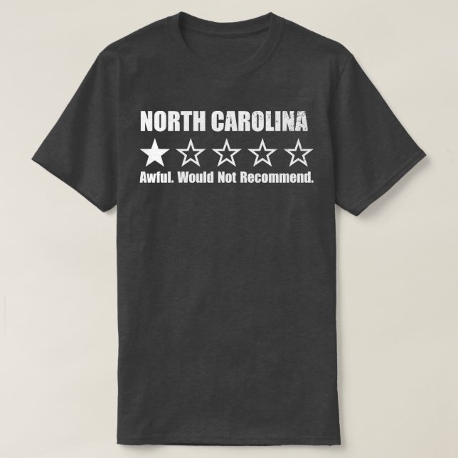 Camiseta North olina One Review 1 (Frente do Design)