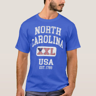 Camiseta North olina USA XXL Athletic design 1