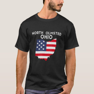 Camiseta North Olmsted Ohio EUA State America Viagem Ohioan