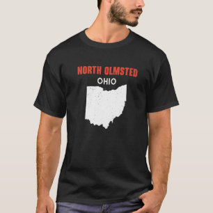 Camiseta NORTH OLMSTED Ohio EUA State America Viagem Ohioan