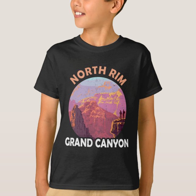 Camiseta North Rim Grand Canyon I Hiked The Grand Canyon Ou (Frente)